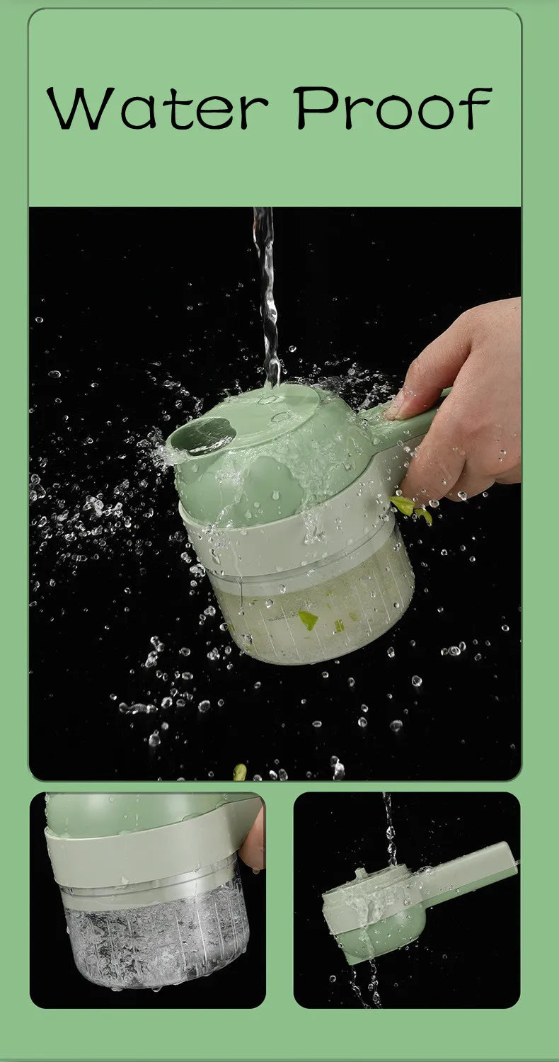 4In1 Electric Vegetable Cutter